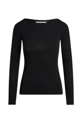 Boatneck Long Sleeve Tee