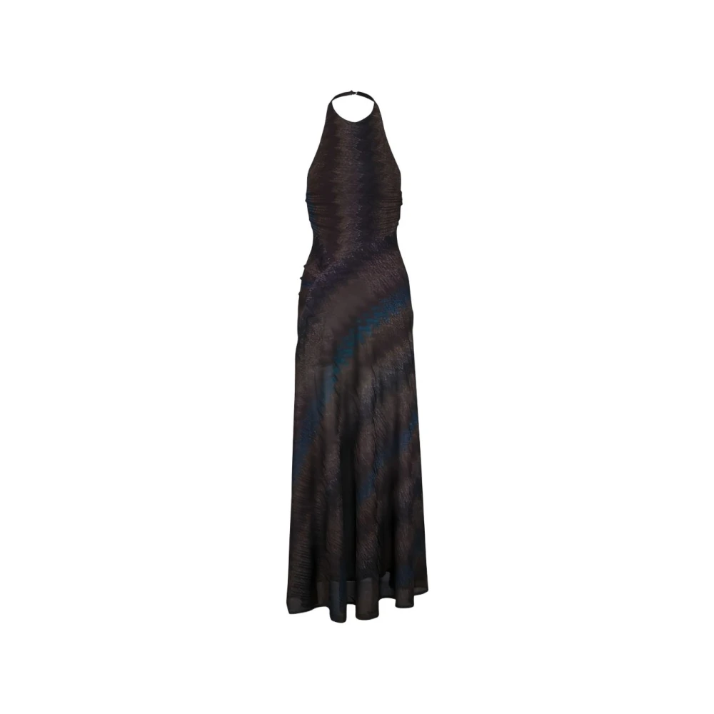 Missoni Women's Multicolor Snake-Pattern Viscose Lamé Gown - Gowns - L - Dresses