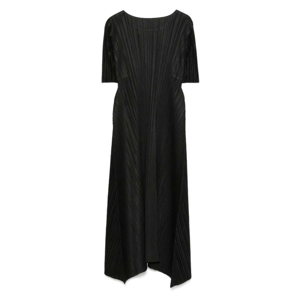 Issey Miyake Zwarte Vierkante Jurk voor Effortless Style Black Dames