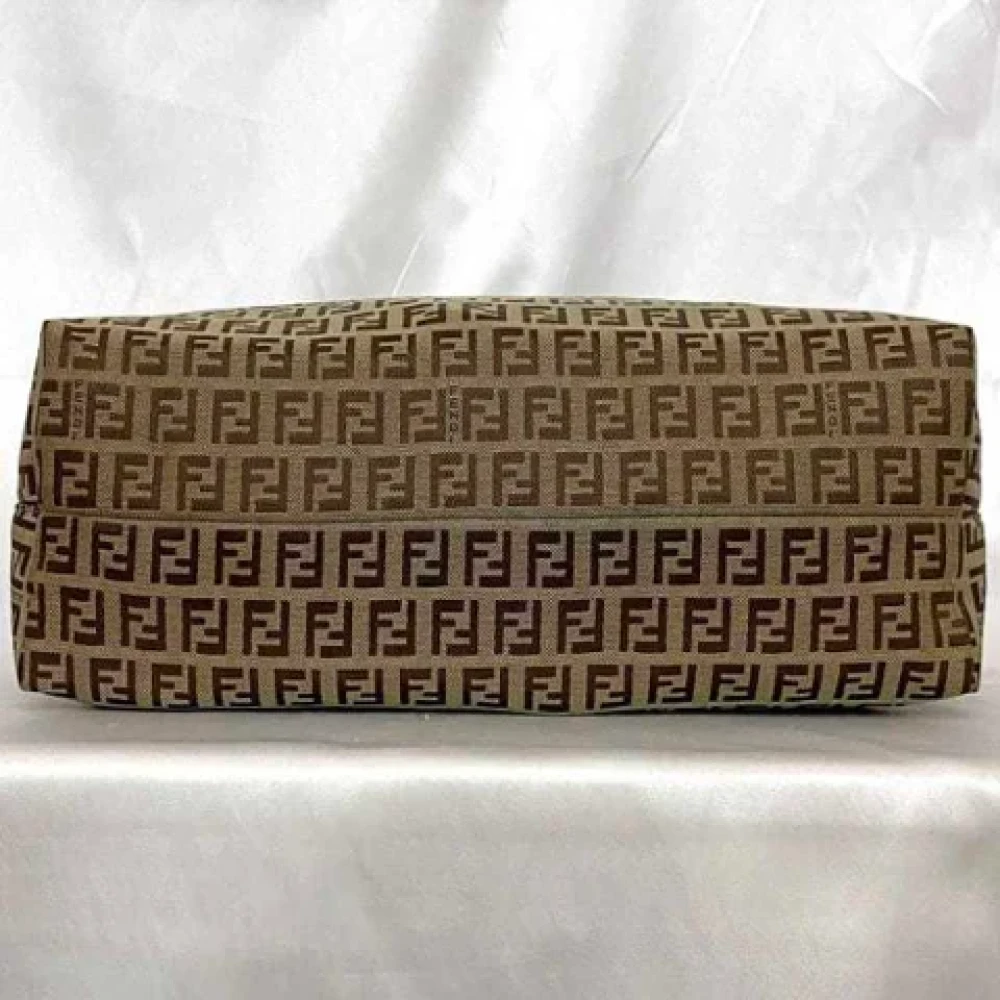 Fendi Vintage Pre-owned Fabric fendi-bags Beige Dames