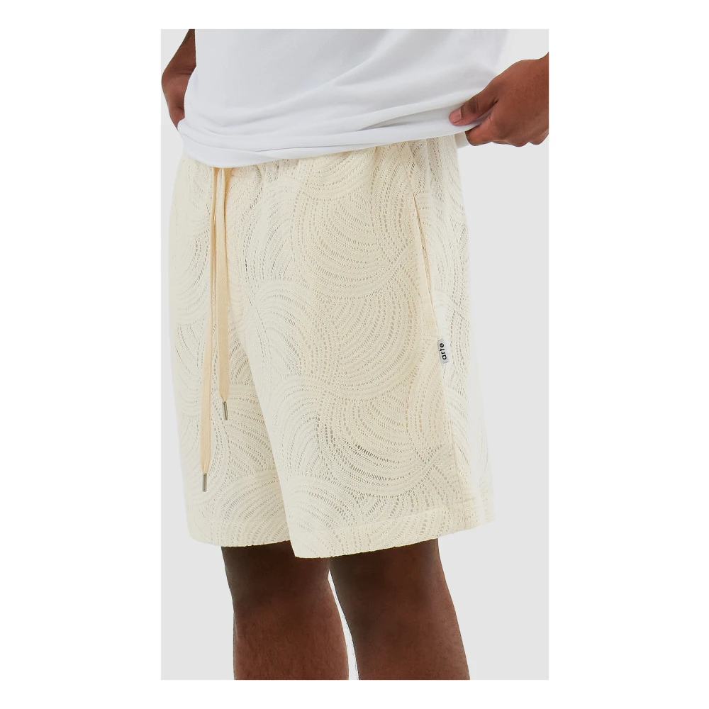 Arte Antwerp Stan Croche Casual Shorts Beige Heren