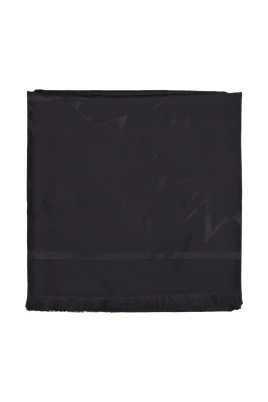 Logo Print Ull Silke Scarf