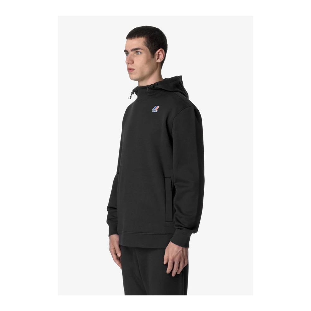 K-way Stijlvolle Hoodie voor Mannen Black Heren