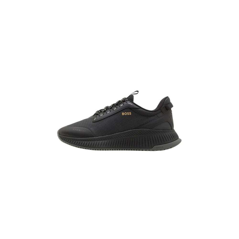 Hugo Heren Sneakers Ttnm_Evo_Slon_Knrsd Heren Schoenen Zwart