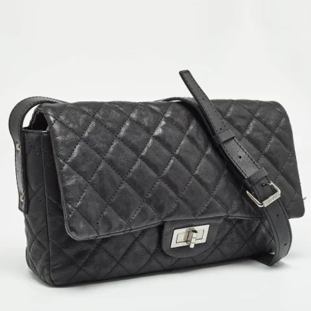 Chanel Vintage Pre-owned Leather chanel-bags Black Dames