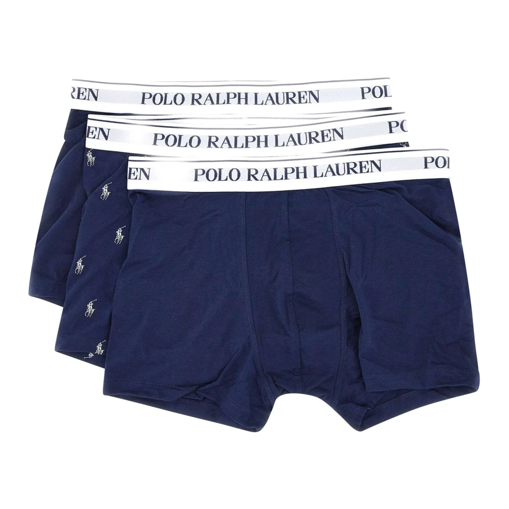 Polo Ralph Lauren Men's Blue Underpants, L, Classic Trunk 3-Pack
