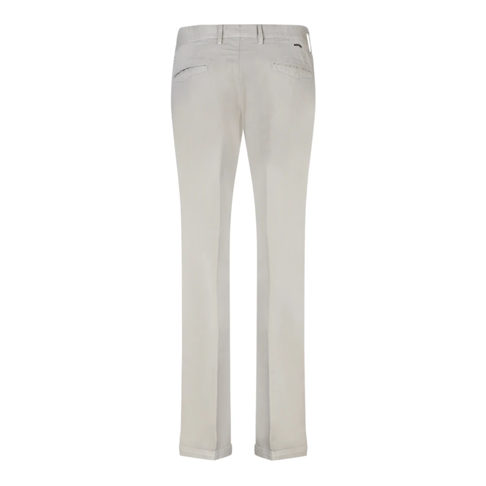 Incotex Grijze Broek Verhoog Stijl Verfijnde Look Gray Heren