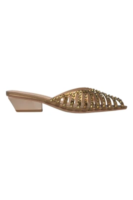 Slingback Mule Med Mesh-effekt