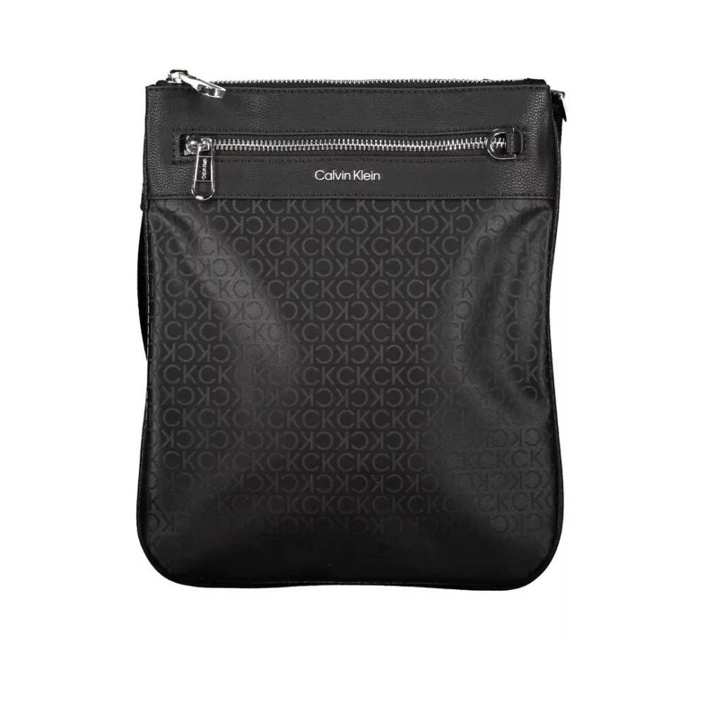 Calvin Klein Men's Black Polyester Shoulder Bag