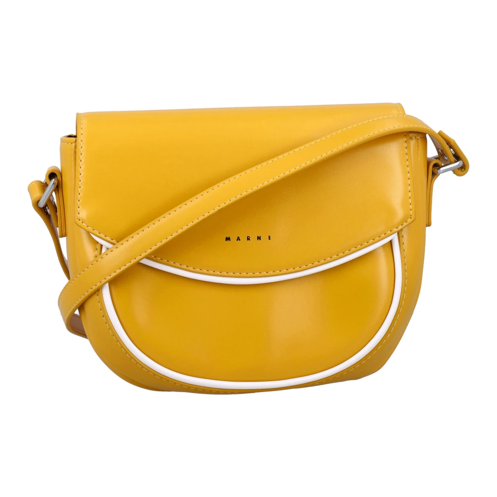 Marni Stijlvolle Crossbody Tas voor Dagelijks Gebruik Yellow Dames