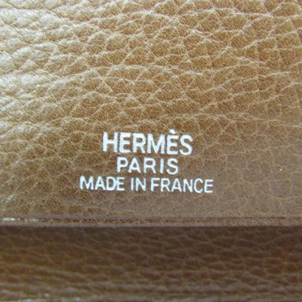 Hermès Vintage Pre-owned Leather home-office Brown Dames