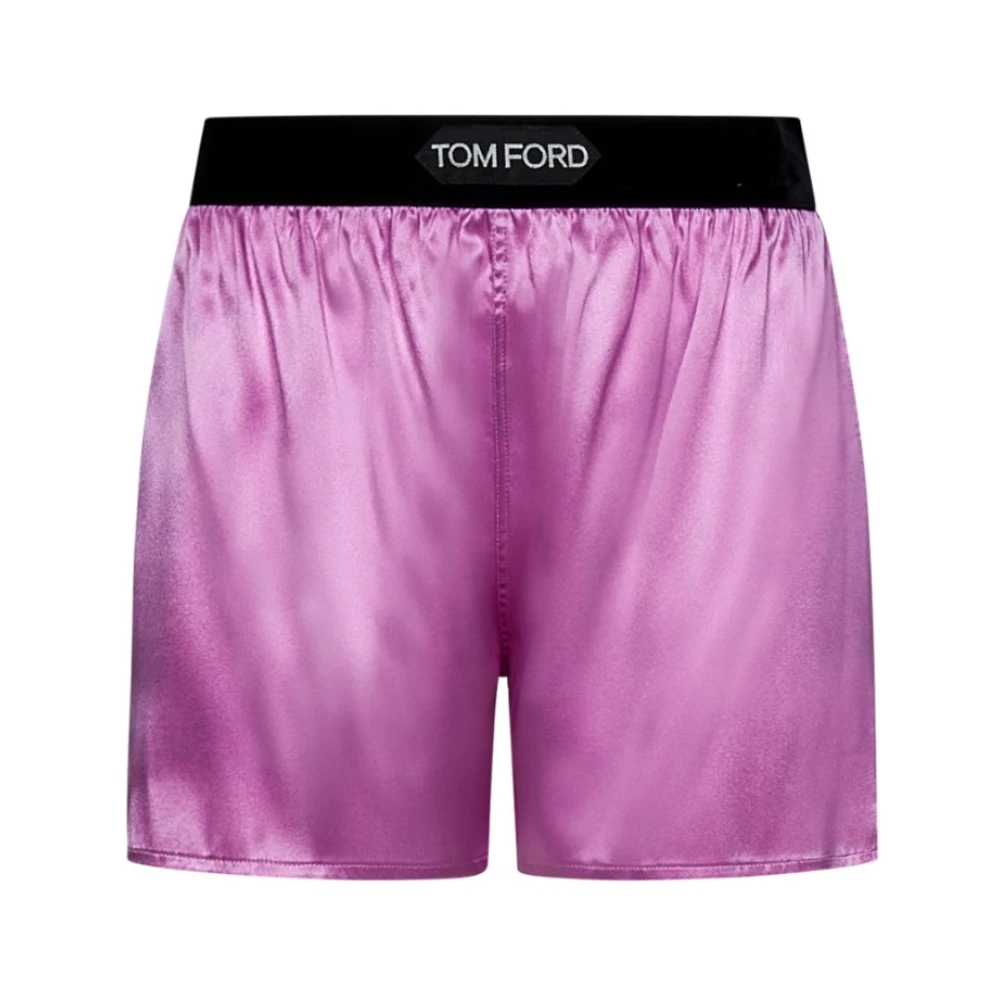 Tom Ford Stijlvolle Shorts Purple Dames