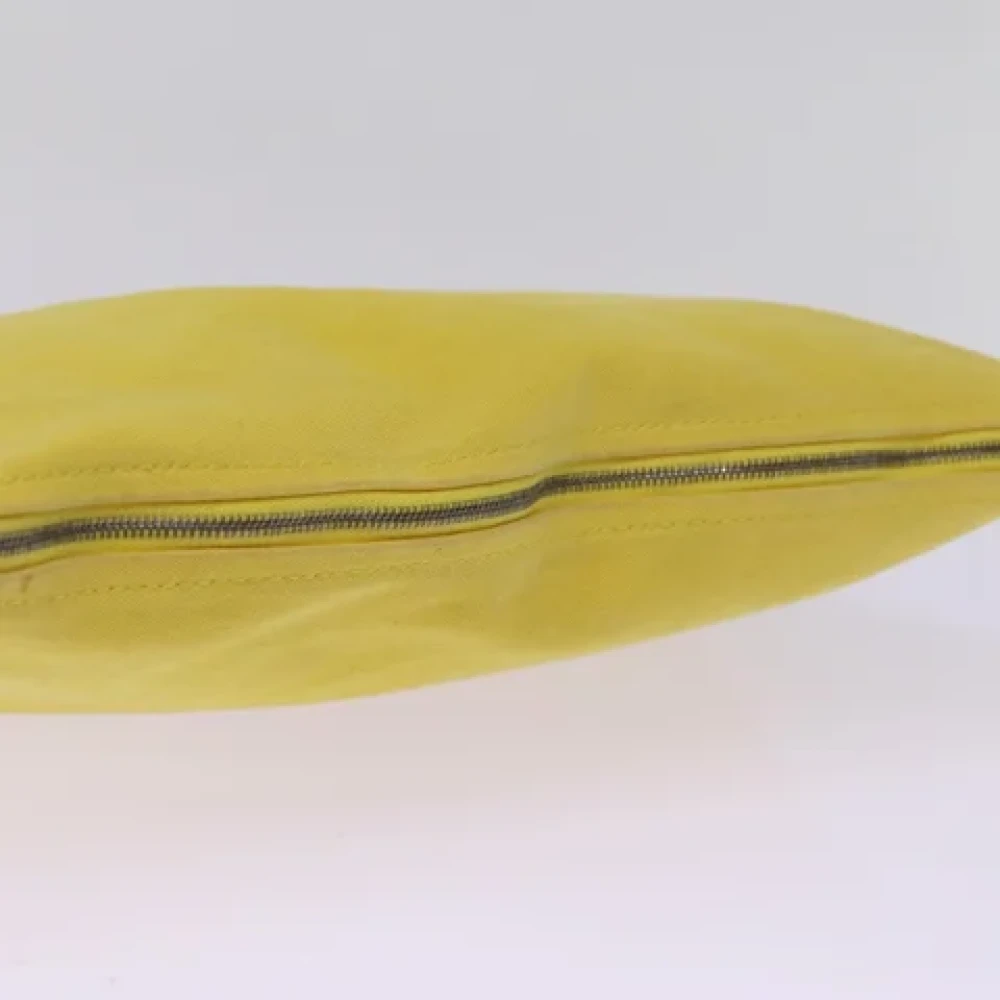 Hermès Vintage Pre-owned Canvas pouches Yellow Dames