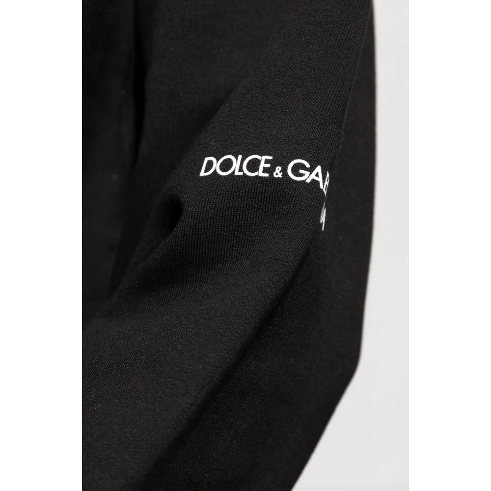 Dolce & Gabbana Hoodie Black Heren