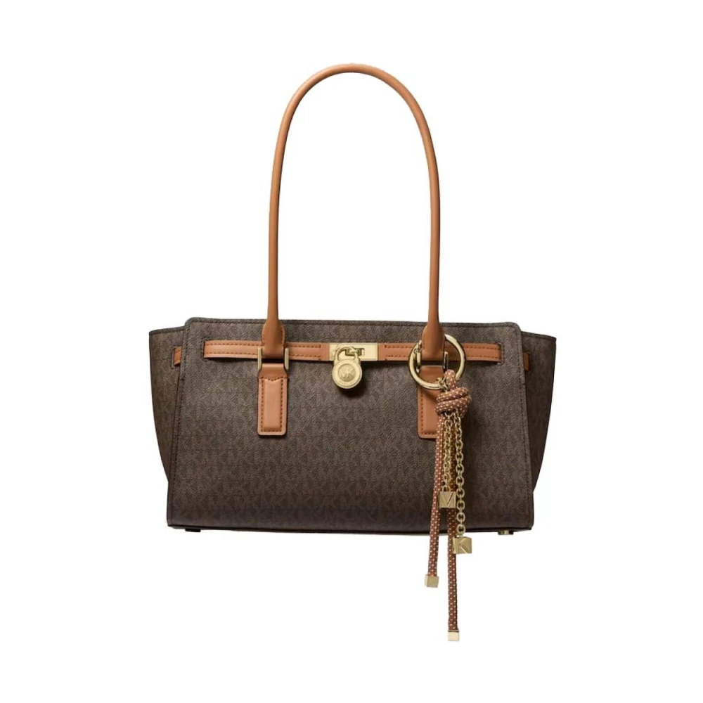 Michael Kors Women's Brown Chic Hamilton Moderne Shoulder Bag