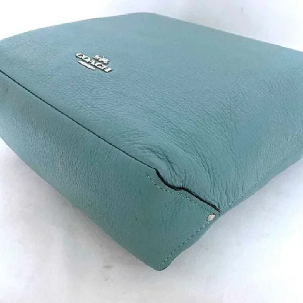 Coach Pre-owned Leather shoulder-bags Green Dames