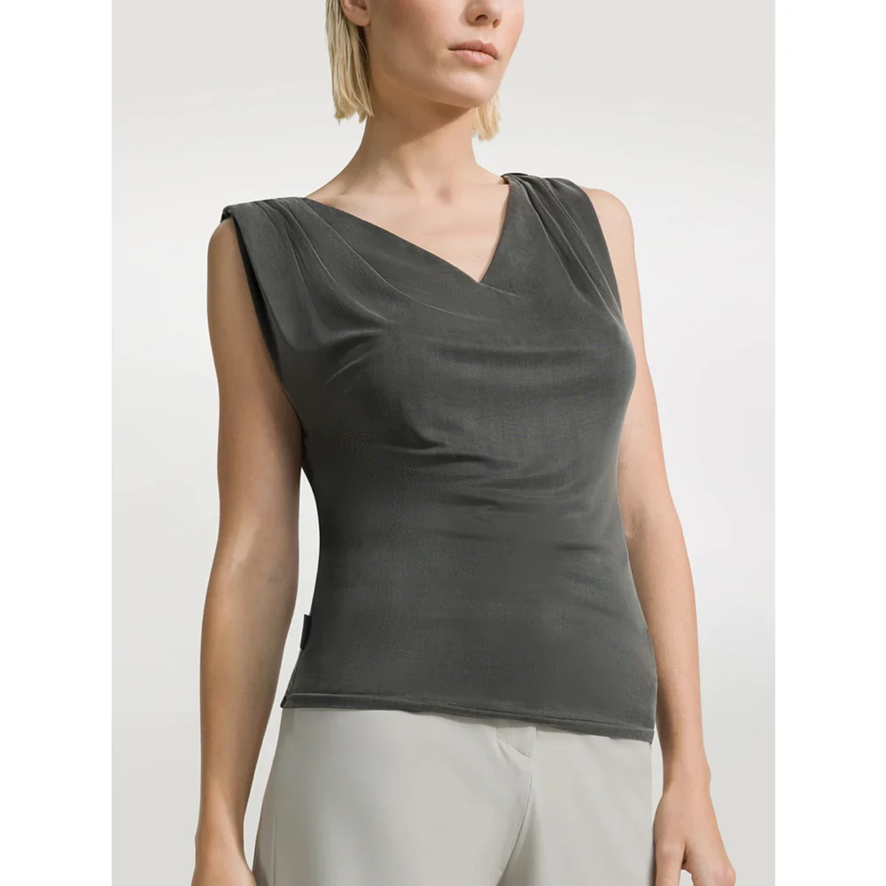 RRD MM V-Hals T-Shirt Gray Dames