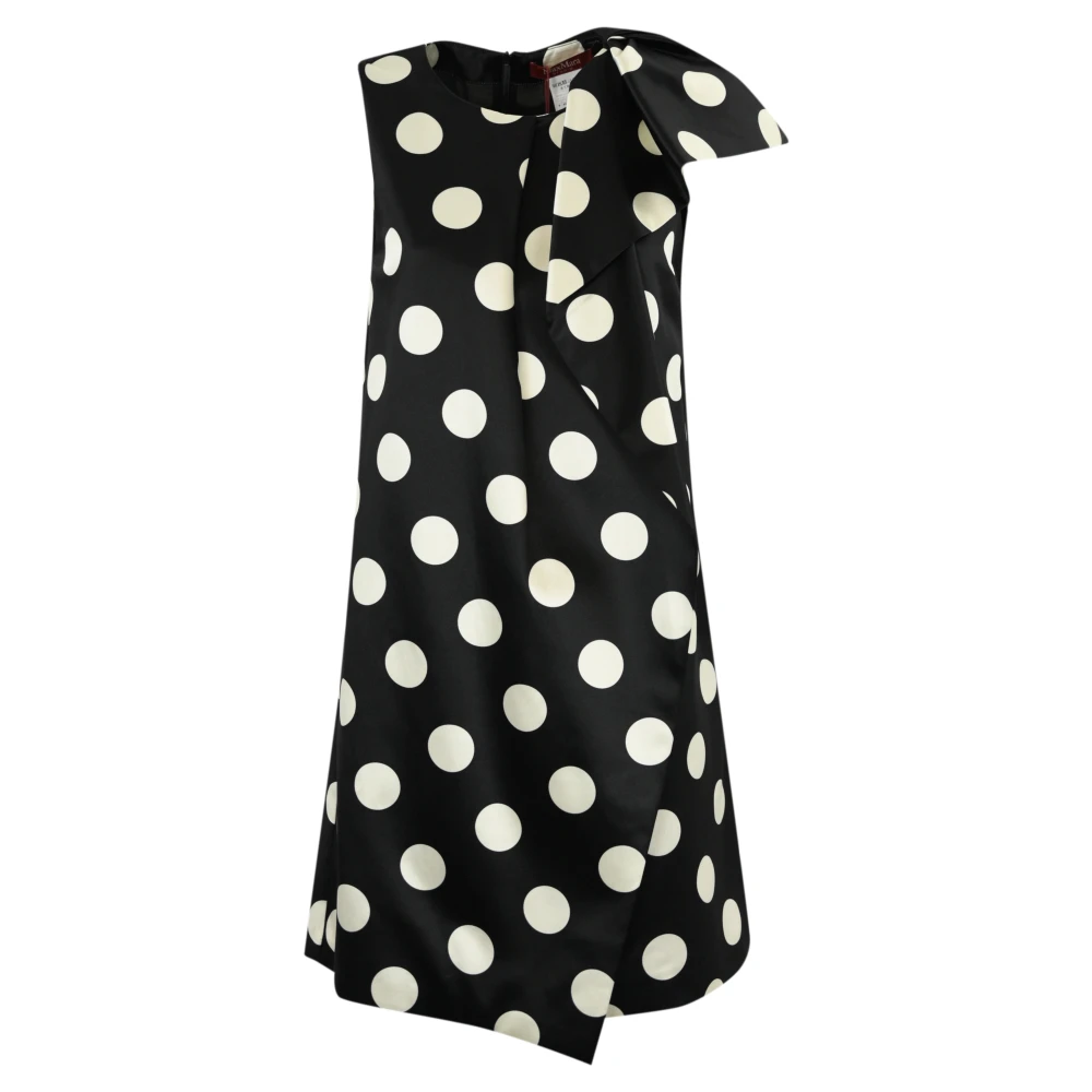 Max Mara Studio Zwarte Jurk Abito Black Dames