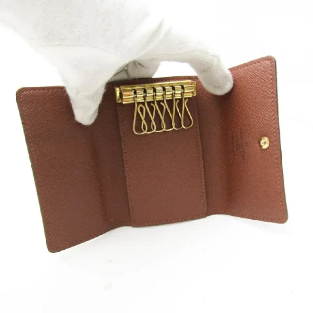 Louis Vuitton Vintage Pre-owned Fabric key-holders Brown Dames