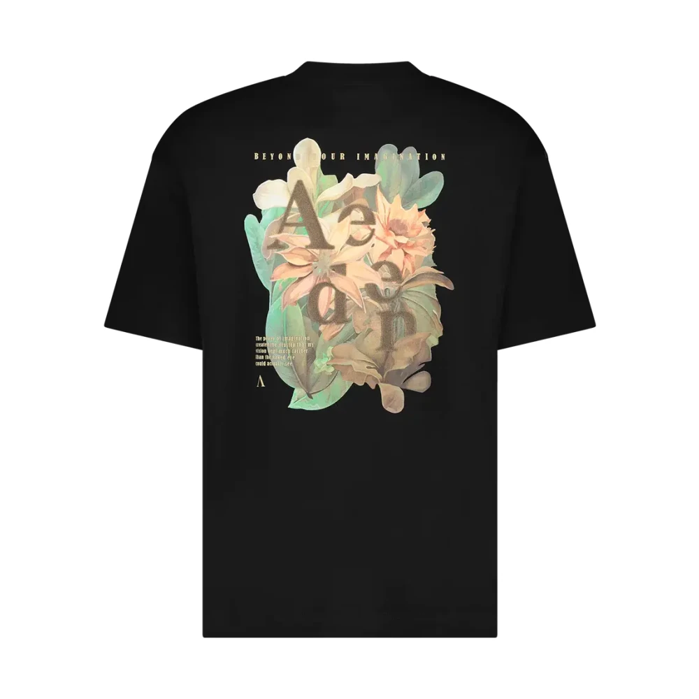 Aeden Zwart T-shirt Black Heren