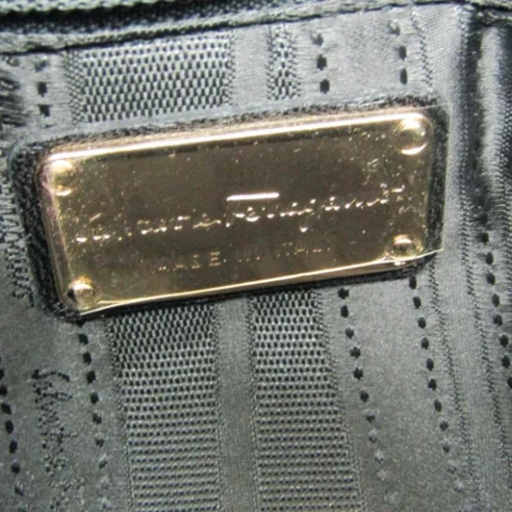 Salvatore Ferragamo Pre-owned Leather totes Black Dames