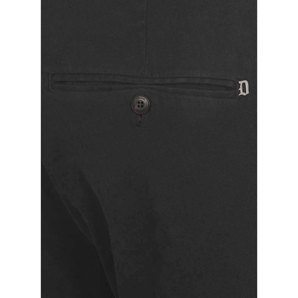 Dondup Blauwe Katoenen Broek met Zakken Blue Heren