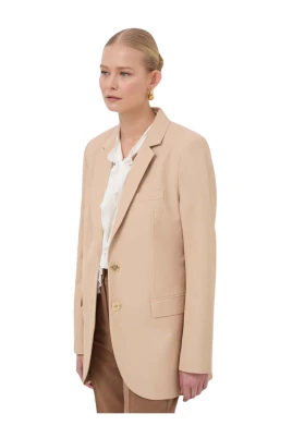 Bomullsblazer i twill