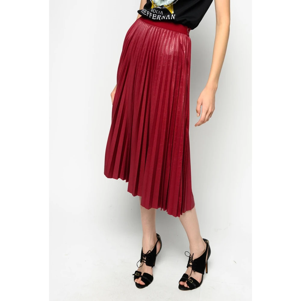 pinko Jersey Rok Montare Red Dames