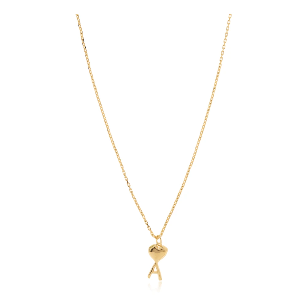 Ami Paris Unisex Geel Accessoires One Size, Necklaces