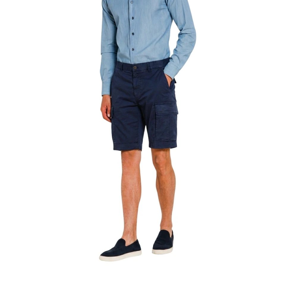 Mason's Hombre Azul Pantalones Cortos, Talla: Xl