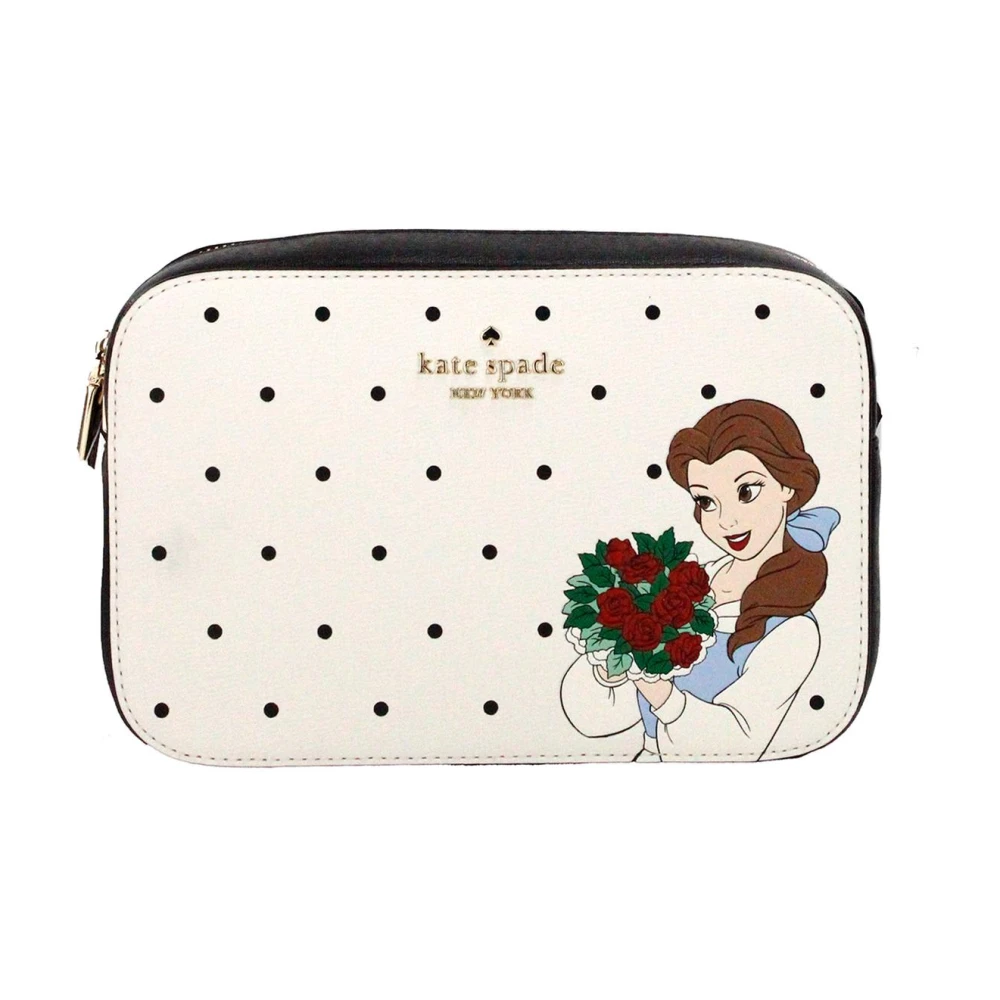 Kate Spade Stijlvolle Kleine Camera Crossbody Tas Wit White Dames