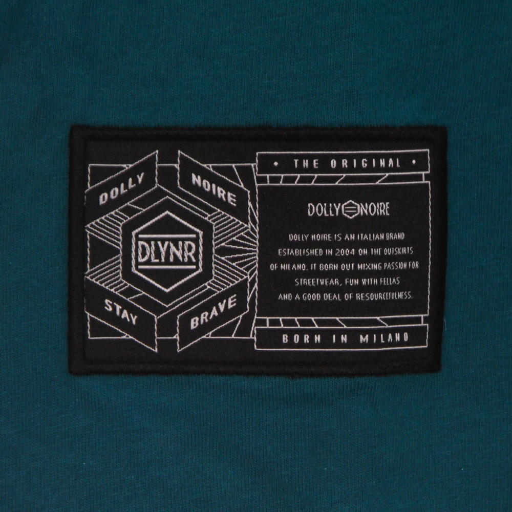 Dolly Noire Groene Heren T-shirt Casual Stijl Green Heren