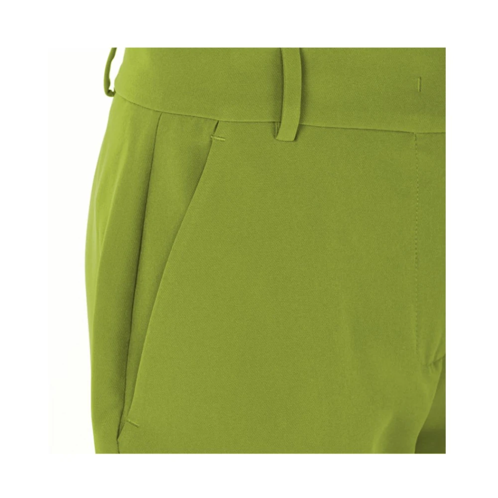 pinko Elegante Chino Broek met Hoge Taille Green Dames