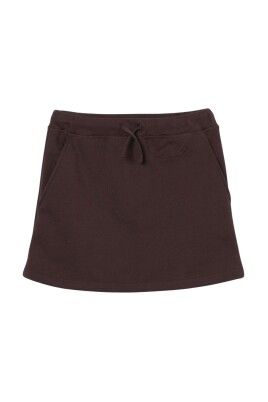 jupe-mini-casual-marron