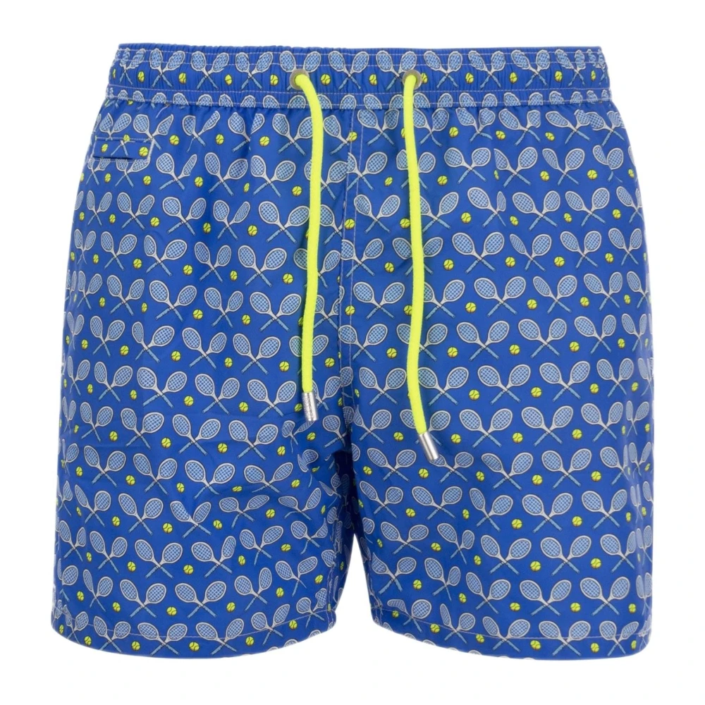 Mc2 Saint Barth Multicolor Beachwear, Male, S, Polyester Shorts And Boxers