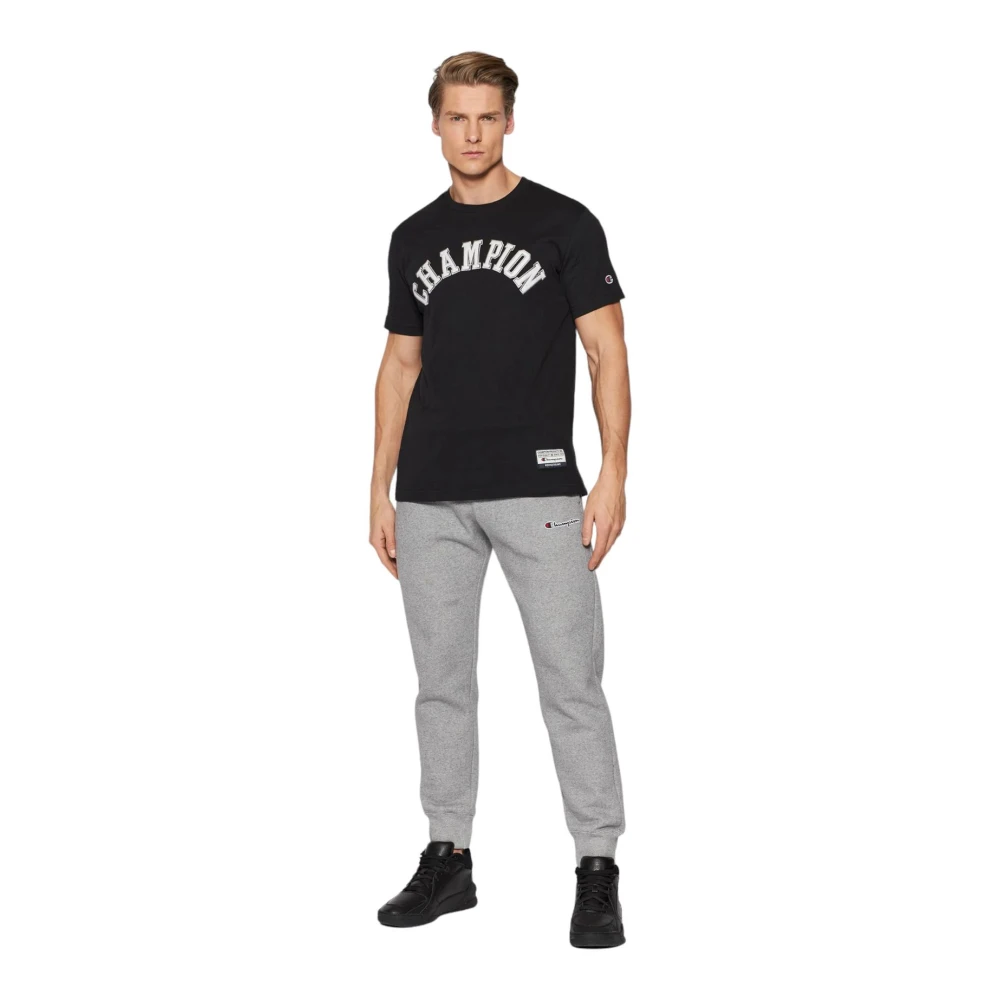 Champion Korte Mouw T-shirt Black Heren