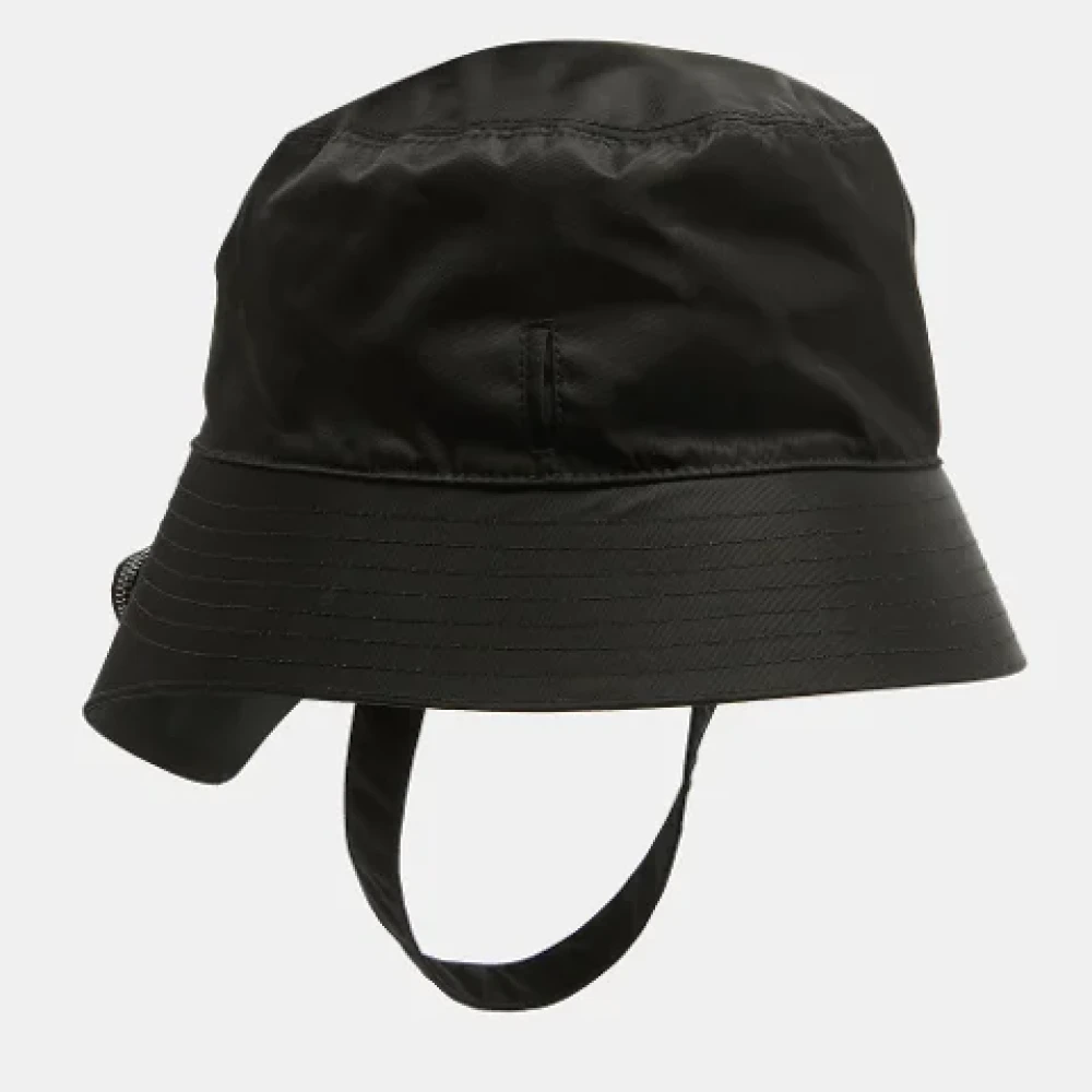 Prada Vintage Pre-owned Nylon hats Black Dames