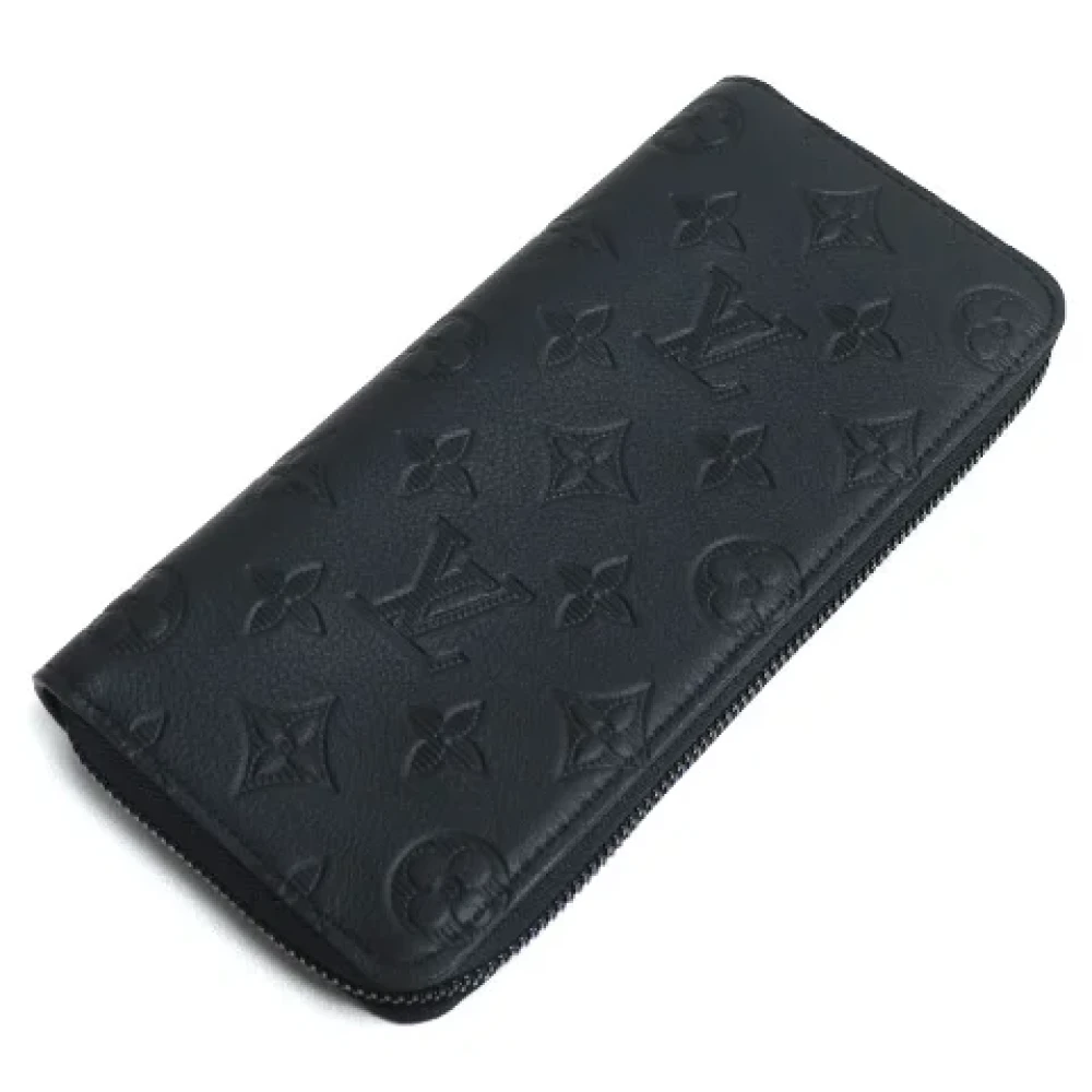 Louis Vuitton Vintage Pre-owned Leather wallets Black Dames
