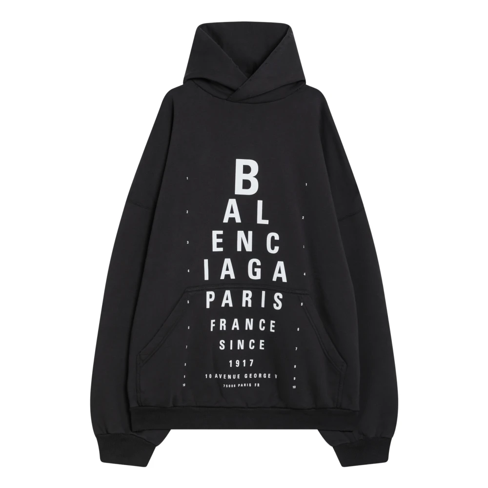 Balenciaga Hoodie Black Dames