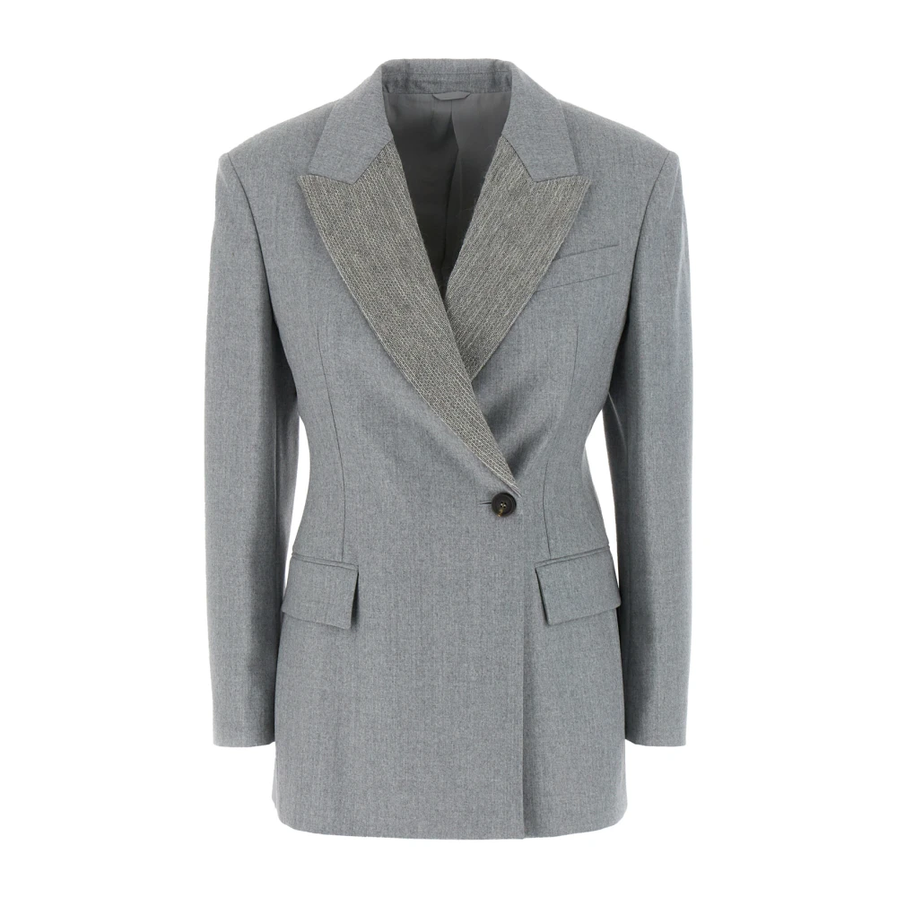 Jackets > Blazers - - Brunello Cucinelli - Modalova