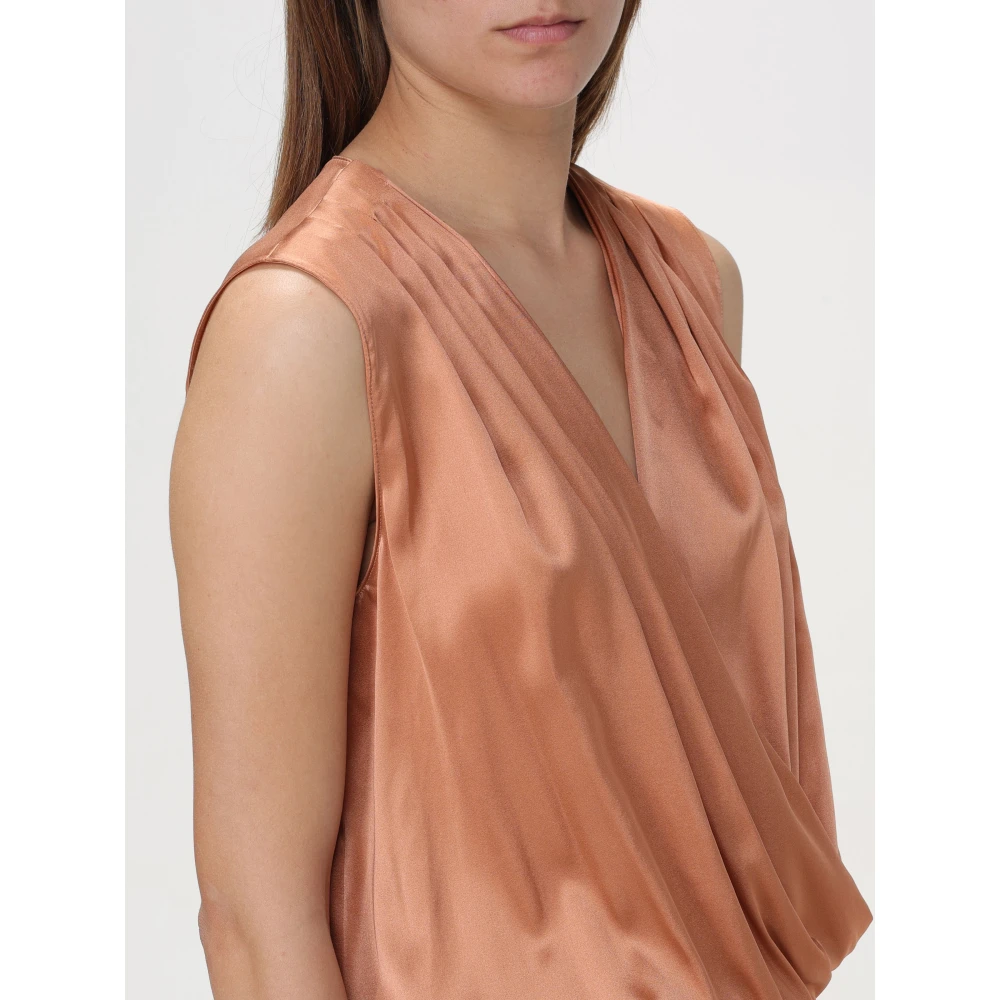 pinko Satin Stretch Bodywear Brown Dames