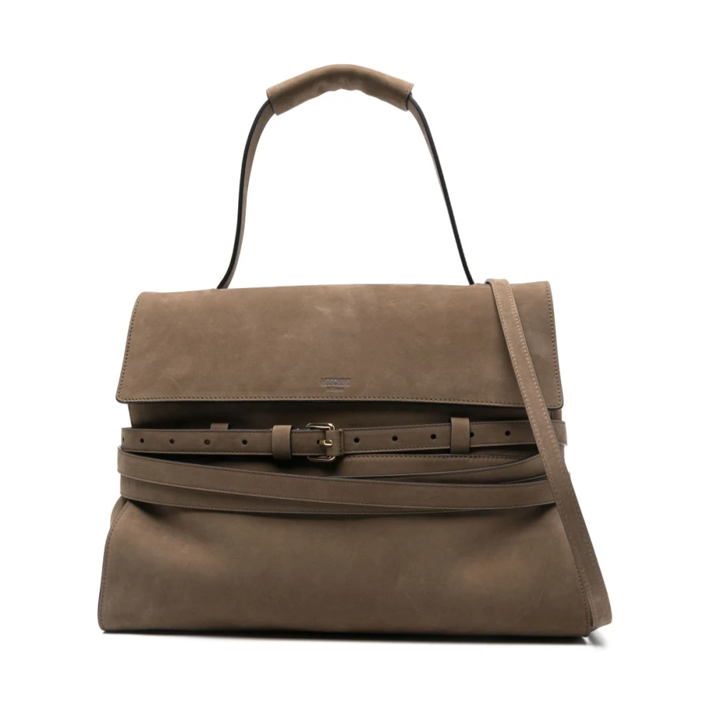 Moschino Groene Schoudertas met Overslag Green Dames