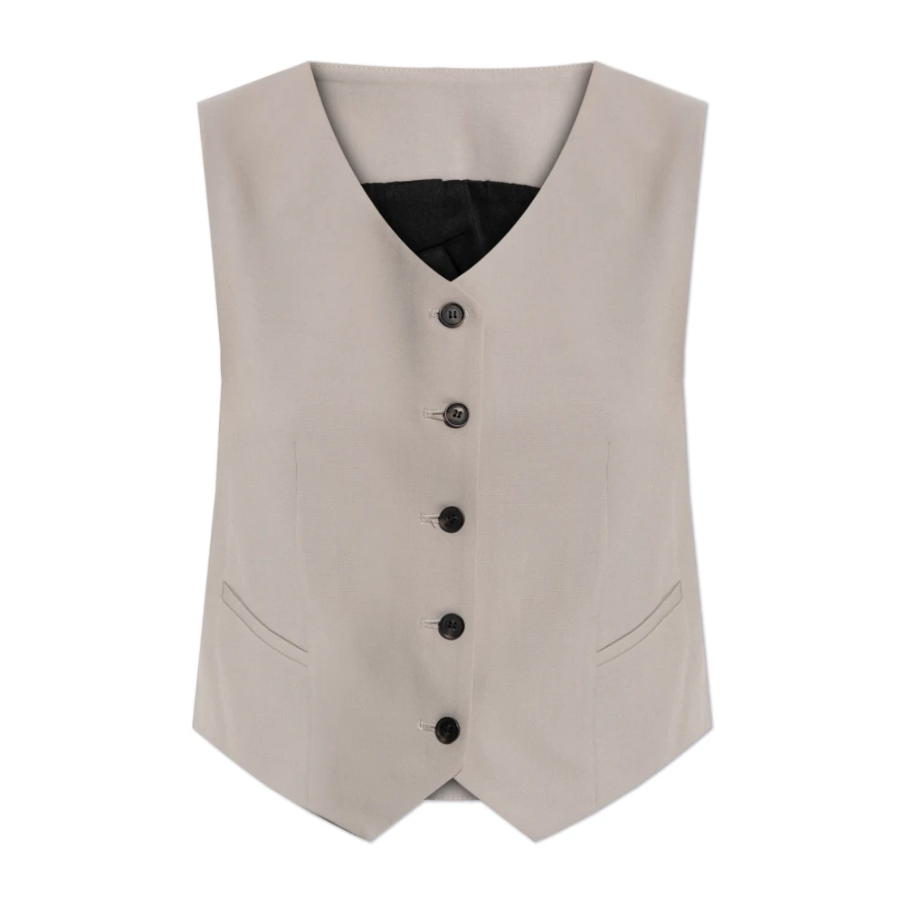 AllSaints Aleida Vest Beige Dames