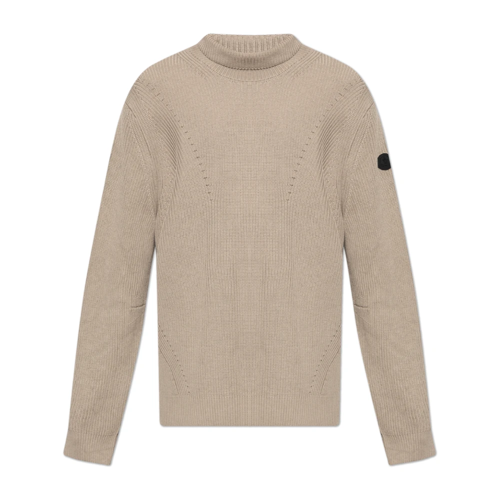 Moncler Katoenen coltrui Beige Heren