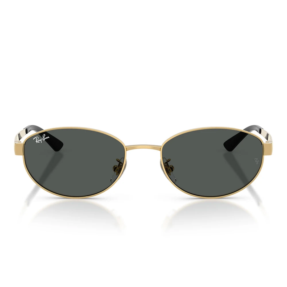 Ray-Ban Unisex Giallo Rb3774d Occhiali Da Sole Ovali In Metallo