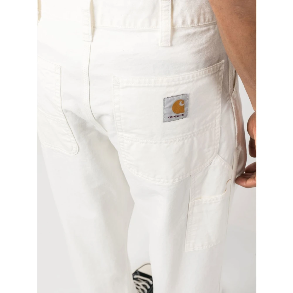 Carhartt WIP Straight Jeans White Heren