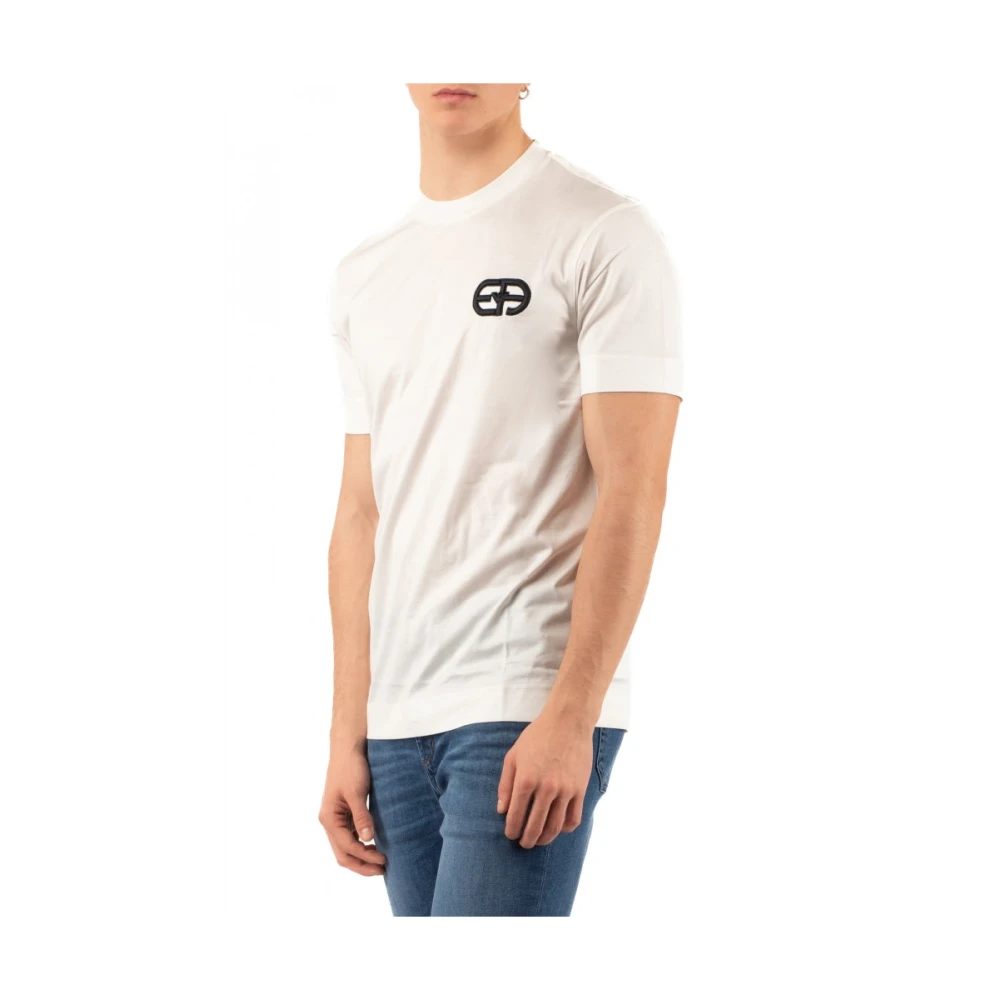 Emporio Armani Stijlvol T-shirt voor heren White Heren