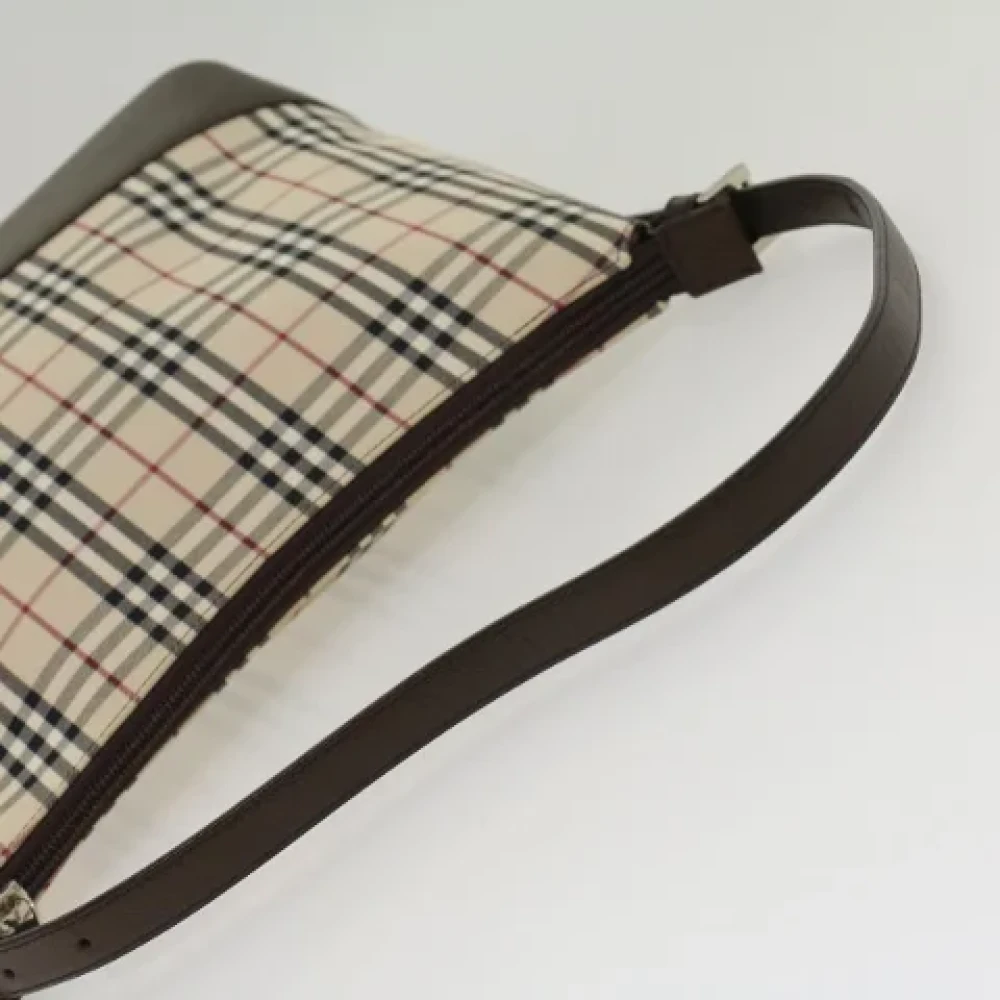 Burberry Vintage Pre-owned Fabric shoulder-bags Beige Dames