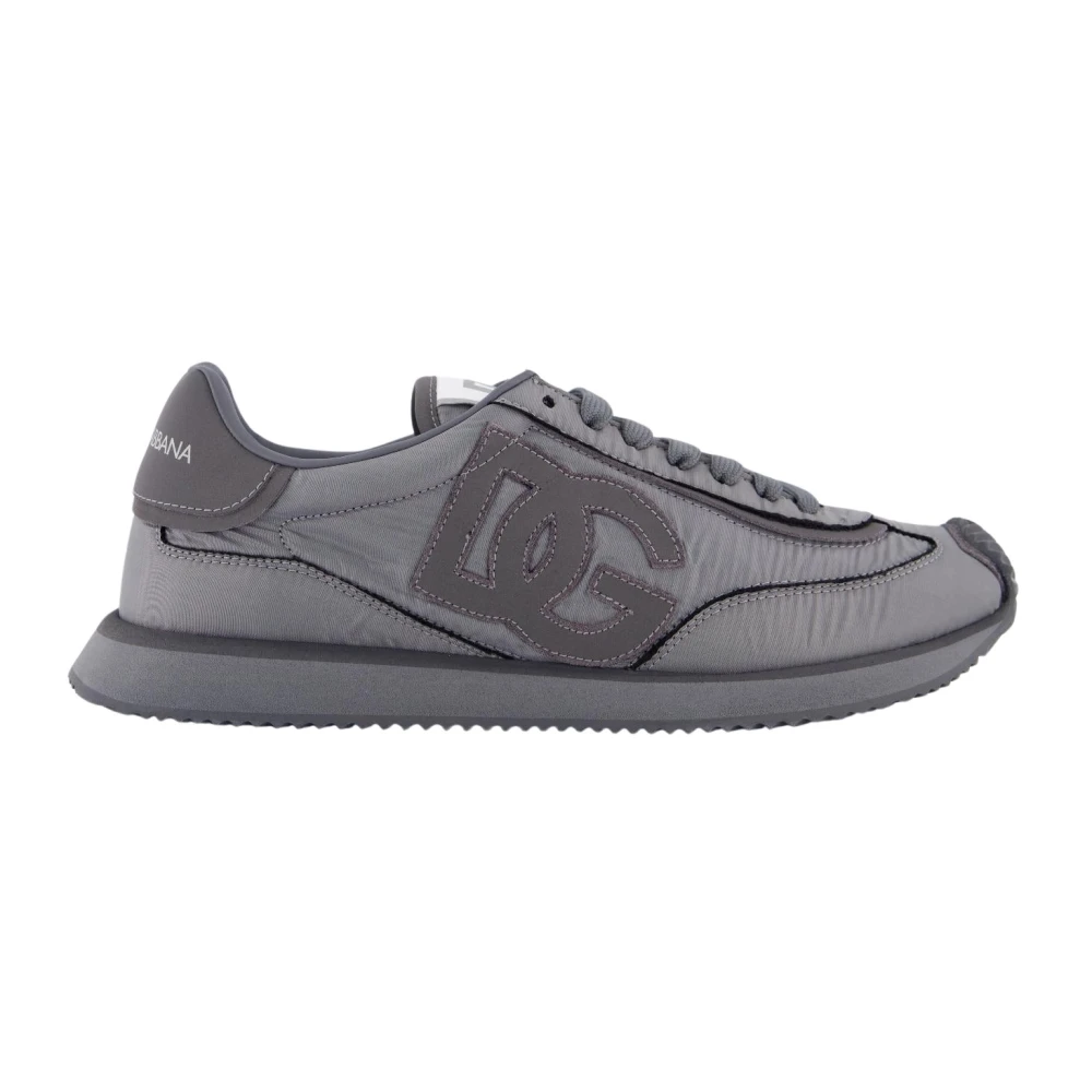 Dolce & Gabbana Herr Grå Skor 42 Eu, Kudde Sneaker