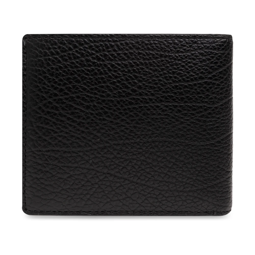 Burberry Leren portemonnee Black Heren